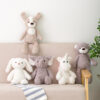 Cow Stuffed Animal Plush Doll Cute Dog Bunny Bear Puppy Elephant Long Legs Cartoon Appease Toy 1
