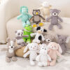 Cow Stuffed Animal Plush Doll Cute Dog Bunny Bear Puppy Elephant Long Legs Cartoon Appease Toy 3