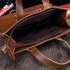 Crazy Leather Horse Man Tote Bag Luxury Sling s for Men Fashion Handbag Crossbody Retro Male Shoulder