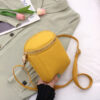 Crossbag Genuine Leather Lady Versatile Cute Purse Multiple Colors Soft Cow Leather Mini Bag Women Versatile Small Phone Bgs