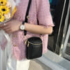 Crossbag Genuine Leather Lady Versatile Cute Purse Multiple Colors Soft Cow Leather Mini Bag Women Versatile Small Phone Bgs