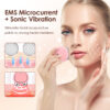 EMS Facial Micro-current Beauty Instrument Portable Lifting Skin Face-lifting Edema Double Roller Massager Face Massager Tools