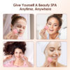 EMS Facial Micro-current Beauty Instrument Portable Lifting Skin Face-lifting Edema Double Roller Massager Face Massager Tools