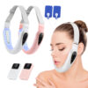 EMS Microcurrent Facial Lifting Device LED Photon Therapy Face Slimming Vibration Massager With TENS Pulse Massage Beauty Device