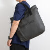 ESSENTIALS Mens Black High Capacity Tote Shopping Bag Casual cross-body handbag Leather Female Shoulder Bag New