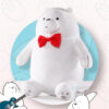 Free Shipping 10 Inch We Bare Bears Peluches Xmas Plush Toys Soft Bear Stuffed Dolls Plushies 5