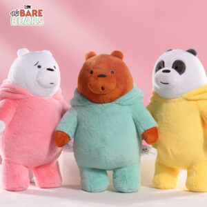 Free Shipping Original We Bare Bears Plush Toys Soft Bunny Edition Panda Ice Bear Stuffed Dolls