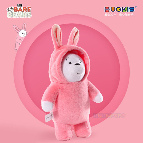 Free Shipping Original We Bare Bears Plush Toys Soft Bunny Edition Panda Ice Bear Stuffed Dolls 4