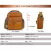 Handbag Casual Men Genuine Leather Shoulder Bag Men's Oil Wax Messenger s bolsas Male Small Briefcases Crossboday
