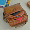 Handbag Casual Men Genuine Leather Shoulder Bag Men's Oil Wax Messenger s bolsas Male Small Briefcases Crossboday