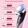 Home Use Frequency LED Cleansing Therapy Beauty Device Led Facial Massage Skin Tightening lifting Anti Aging Beauty Instrument