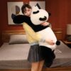 Hot 1pc 60cm 120cm Giant Panda Plush Toys Soft Sleep Pillow Cartoon Animal Bear Stuffed Baby 4