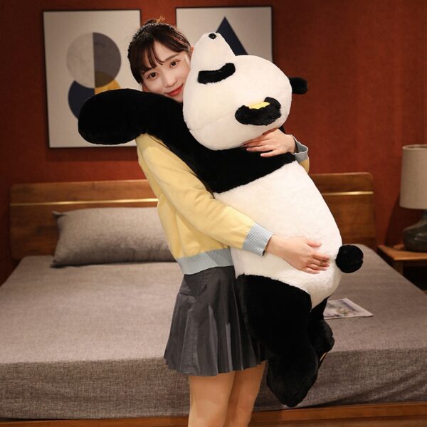 Hot 1pc 60cm 120cm Giant Panda Plush Toys Soft Sleep Pillow Cartoon Animal Bear Stuffed Baby 4