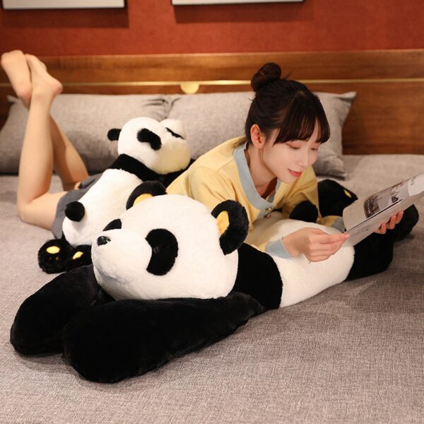 Hot 1pc 60cm 120cm Giant Panda Plush Toys Soft Sleep Pillow Cartoon Animal Bear Stuffed Baby 5
