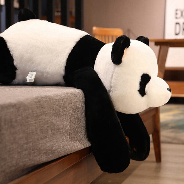 Hot 1pc 60cm 120cm Giant Panda Plush Toys Soft Sleep Pillow Cartoon Animal Bear Stuffed Baby