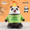 Kawaii We Bare Bears Happy Birthday Series Plush Toy Cartoon Anime Figure Ice Bear Grizzly Panda 2