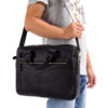 Leather Men Genuine Briefcase Male Large Handbags Black Men's 15.6" Laptop Bag Shoulder Busines Messenger