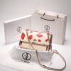 Luxury Women's Brand Premium Strawberry Organ Bags Designer Printed Strawberry Simple and Popular One Shoulder Crossbody Handbag