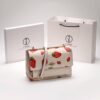 Luxury Women's Brand Premium Strawberry Organ Bags Designer Printed Strawberry Simple and Popular One Shoulder Crossbody Handbag