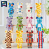 Moc Bearbrick 3d Microparticles Violent Bear Building Blocks Mini Model Micro Diamond Decoration Assembled Bricks Children