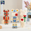 Moc Bearbrick 3d Microparticles Violent Bear Building Blocks Mini Model Micro Diamond Decoration Assembled Bricks Children 4