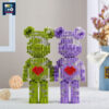 Moc Bearbrick 3d Microparticles Violent Bear Building Blocks Mini Model Micro Diamond Decoration Assembled Bricks Children 5