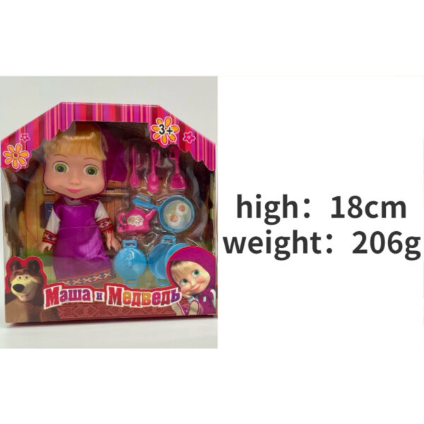 New 6 5 Inchclassic Animation Masha And The Bear Animation Surrounding Sound Toys Children S Soothing 3