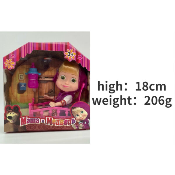 New 6 5 Inchclassic Animation Masha And The Bear Animation Surrounding Sound Toys Children S Soothing 4