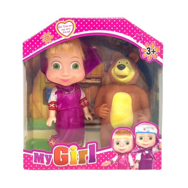 New 6 5 Inch 2nd Generation Masha And The Bear Doll Doll Cute 2