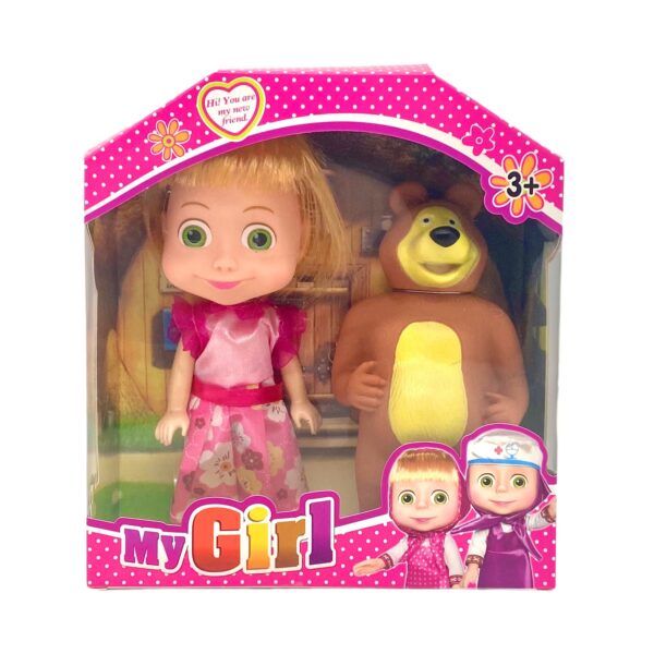 New 6 5 Inch 2nd Generation Masha And The Bear Doll Doll Cute 5