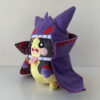 New Halloween Style Morpeko Wearing Gengar Cloak Very Cool Pokemon Plush Toy Teddy Bear Stuffed Doll 2