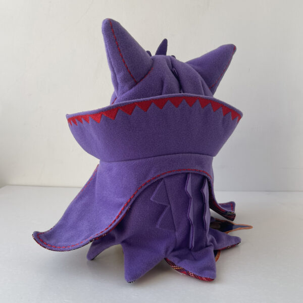 New Halloween Style Morpeko Wearing Gengar Cloak Very Cool Pokemon Plush Toy Teddy Bear Stuffed Doll 3