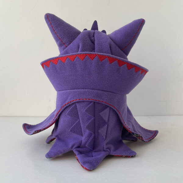 New Halloween Style Morpeko Wearing Gengar Cloak Very Cool Pokemon Plush Toy Teddy Bear Stuffed Doll 4