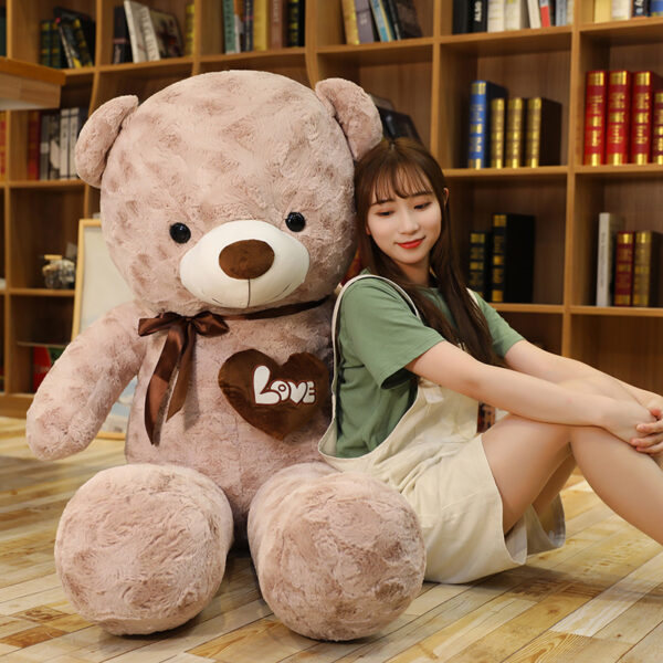 Nice New Hot High Quality 2 Colors Teddy Bear With Love Stuffed Animals Plush Toys Doll 1