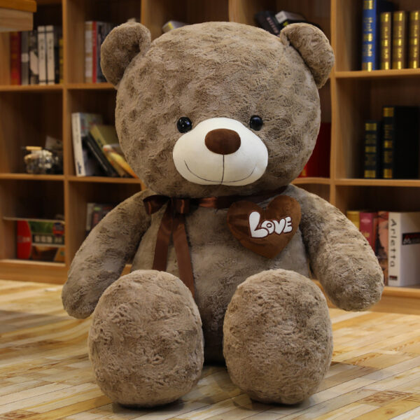 Nice New Hot High Quality 2 Colors Teddy Bear With Love Stuffed Animals Plush Toys Doll 2