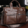 Quality Men High Genuine Leather Handbags Male Business Travel Briefcases Men's Cowhide Messenger Bags Tote