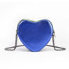 Rainbow Heart Shaped Crossbody Bag For Women, Women's Colorblock Patchwork Purses, Trendy Chain Shoulder Bag