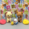 Rilakkuma Anime Figure Car Decoration Anime Action Figures With Movable Joints Decorate Kawaii Bear Suit Toy 2