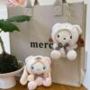 Sanrio Aroma Bear Series Kawaii My Melody Plushies Cinnamoroll Pochacco Plush Toys Anime Doll Cute Keychain 1