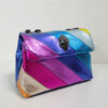 Summer Mini Rainbow Women Handbag Jointing Colorful Cross Body Bag Patchwork Shoulder Bag