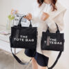The Tote Bag Women's Bag New Fashion Printed Letter Canvas Handbag Luxury Brand Shoulder Crossbody Bags Shopping Classic 2023