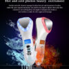 Ultrasonic Cryotherapy Machine LED Hot Cold Hammer Face Lifting Vibration Massager Anti Aging Skin Tightening Beauty Instrument
