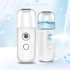 Ultrasonic Skin Scrubber Blackhead Remover Electric Pore Cleaner Nano spray Face Steamer facial massager instrument Eye beauty
