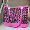 Waterproof Soft EVA Punched Beach Bag Handbag Summer Water Park Tote Basket Swimming Suit Towels Organizer Shoulder Bag Tote