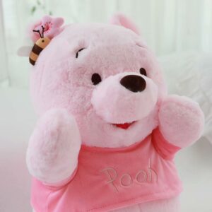 Winnie Plush Pooh Bear Plushies Cute Sakura Teddy Stuffed Doll Girlish Kawaii Rroom Decor Children Toys