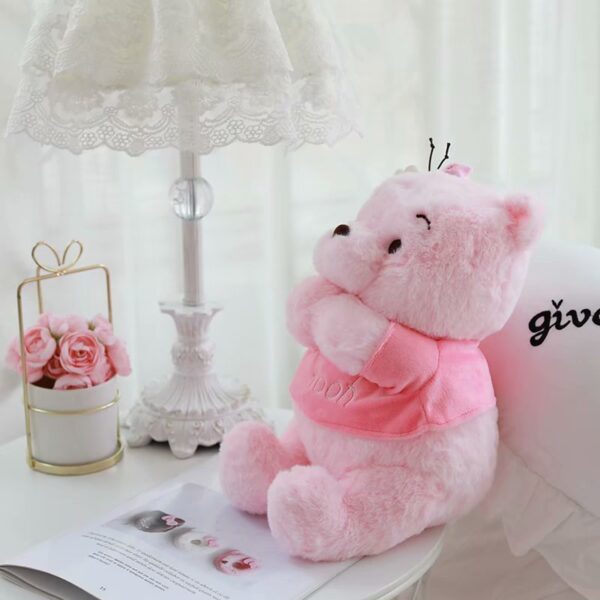 Winnie Plush Pooh Bear Plushies Cute Sakura Teddy Stuffed Doll Girlish Kawaii Rroom Decor Children Toys 5