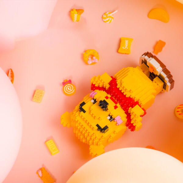 Winnie The Pooh Micro Building Blocks Disney Bear Tigger Eeyore Piglet Mini Diamond Brick Figures Toys 1