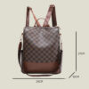 Women Backpack Designer High Quality Soft Leather Simple Fashion Backpack Large Capacity Antitheft Shoulder Bags Travel Backpack