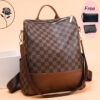 Women Backpack Designer High Quality Soft Leather Simple Fashion Backpack Large Capacity Antitheft Shoulder Bags Travel Backpack