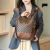 Women Backpack Designer High Quality Soft Leather Simple Fashion Backpack Large Capacity Antitheft Shoulder Bags Travel Backpack